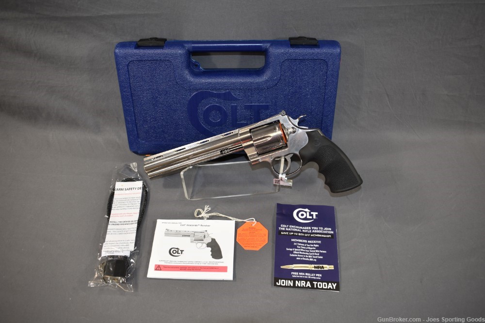 NiB - Colt Anaconda - .44 Magnum Double-Action Revolver w/  8" Barrel-img-0