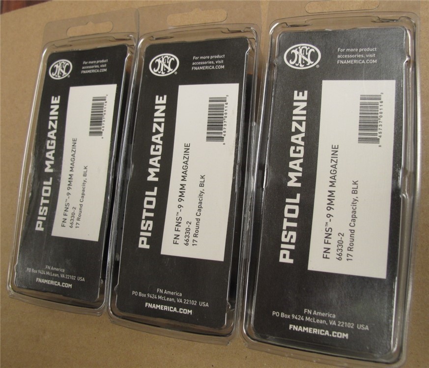 FN FNS 9mm 17rd magazine  New in Package 66330-img-0