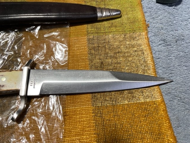 NEW 1917 BOKER TRENCH WITH stag handles-img-2