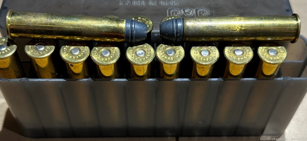 19 rounds of 50-90 Sharps 450 grain ammo hand loading -img-1