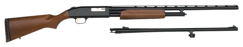 Mossberg 500 Combo 20GA 3" 26" Vr/24" Rifled Blued/Hardwood-img-0