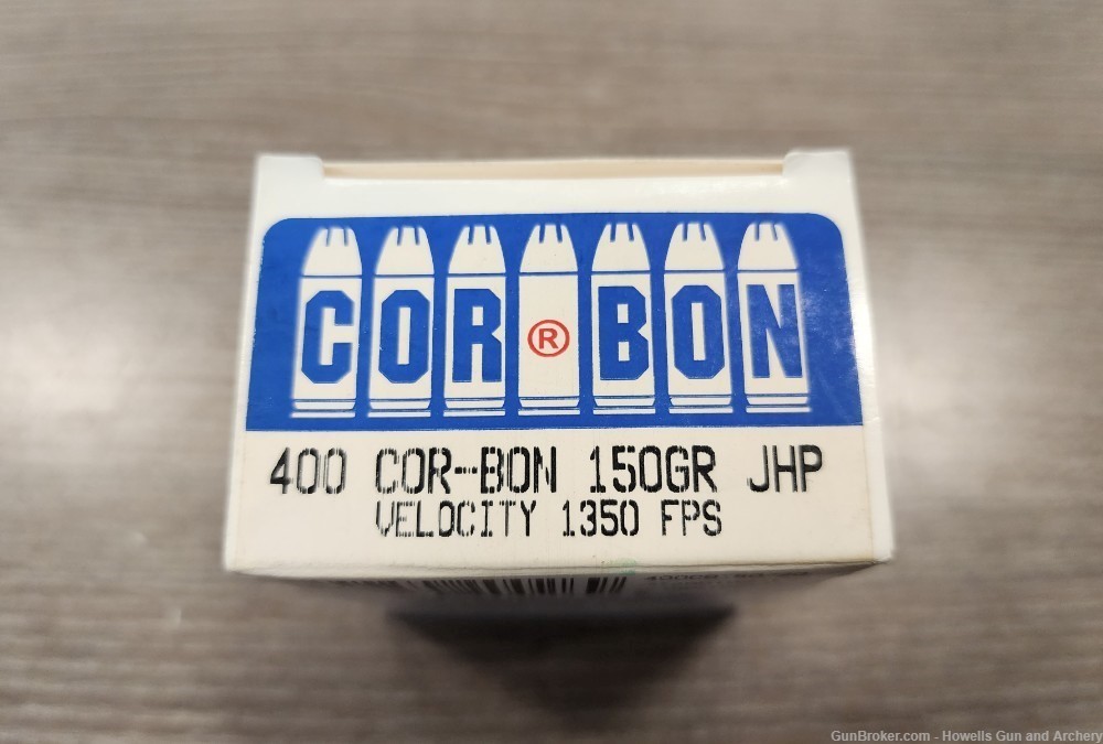 CORBON Ammo 400 COR-BON 150GR JHP 25RDS-img-0
