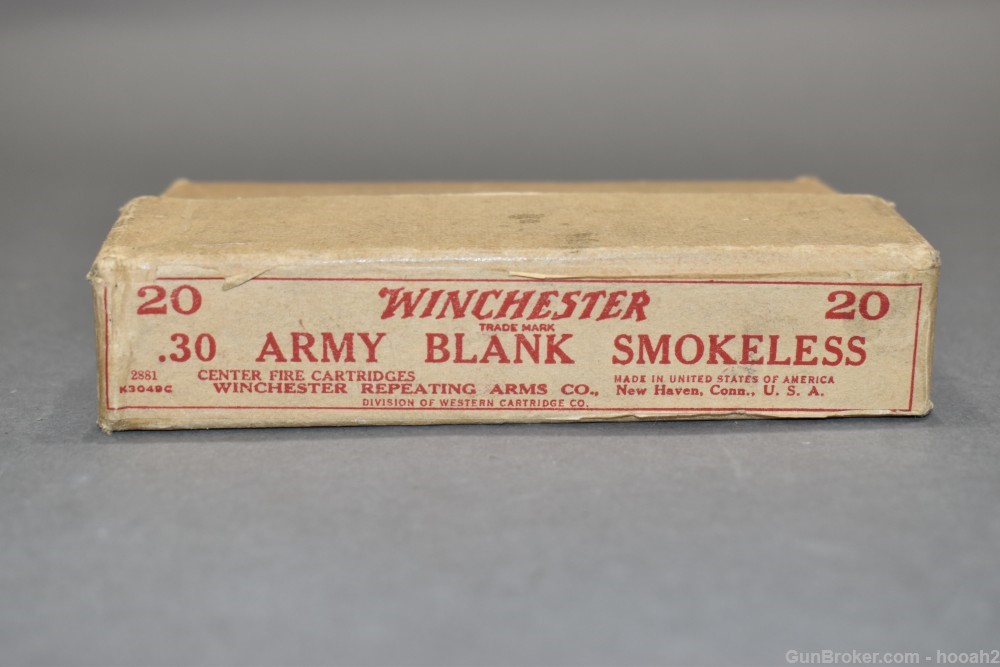 Sealed Box Winchester 30 Army Blank & 15 Rds Loose 30-40 Krag PLS READ-img-3