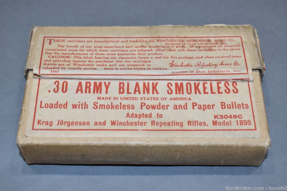 Sealed Box Winchester 30 Army Blank & 15 Rds Loose 30-40 Krag PLS READ-img-1