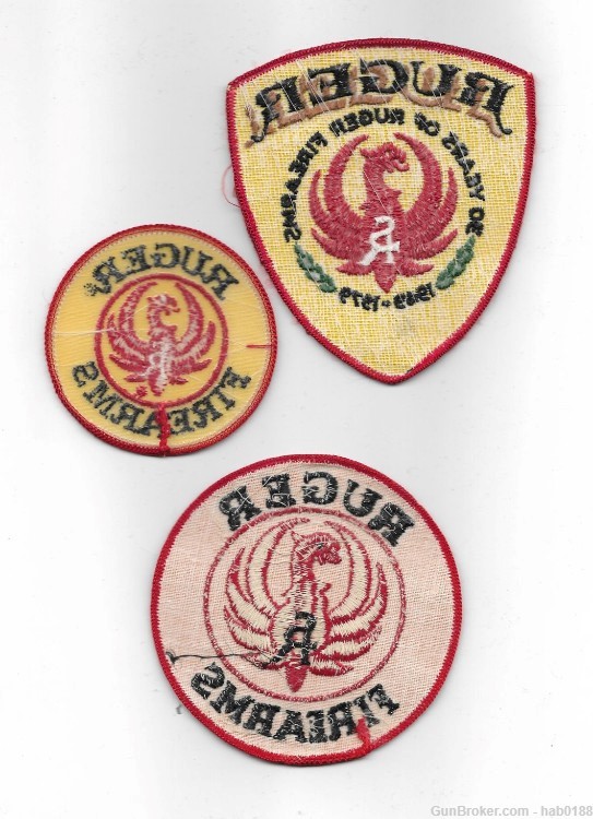 3 Ruger Firearms Patches SR Phoenix Logo-img-1