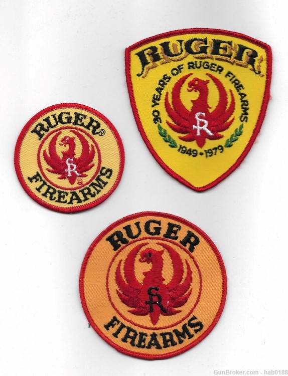 3 Ruger Firearms Patches SR Phoenix Logo-img-0