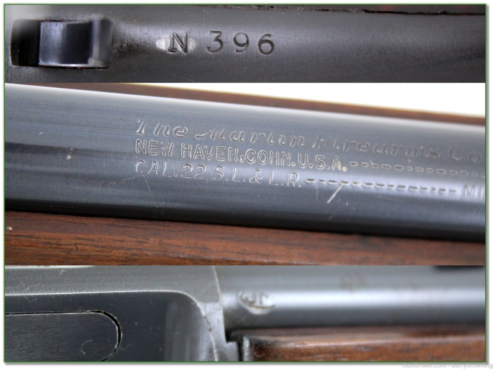Marlin 39A 22 made in 1956 JM Marked Micro-grooved barrel-img-3