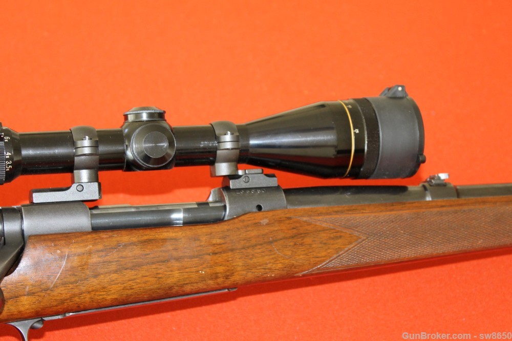 WInchester model 70 .300 H&H Pre -64 rifle with Leupold scope-img-12