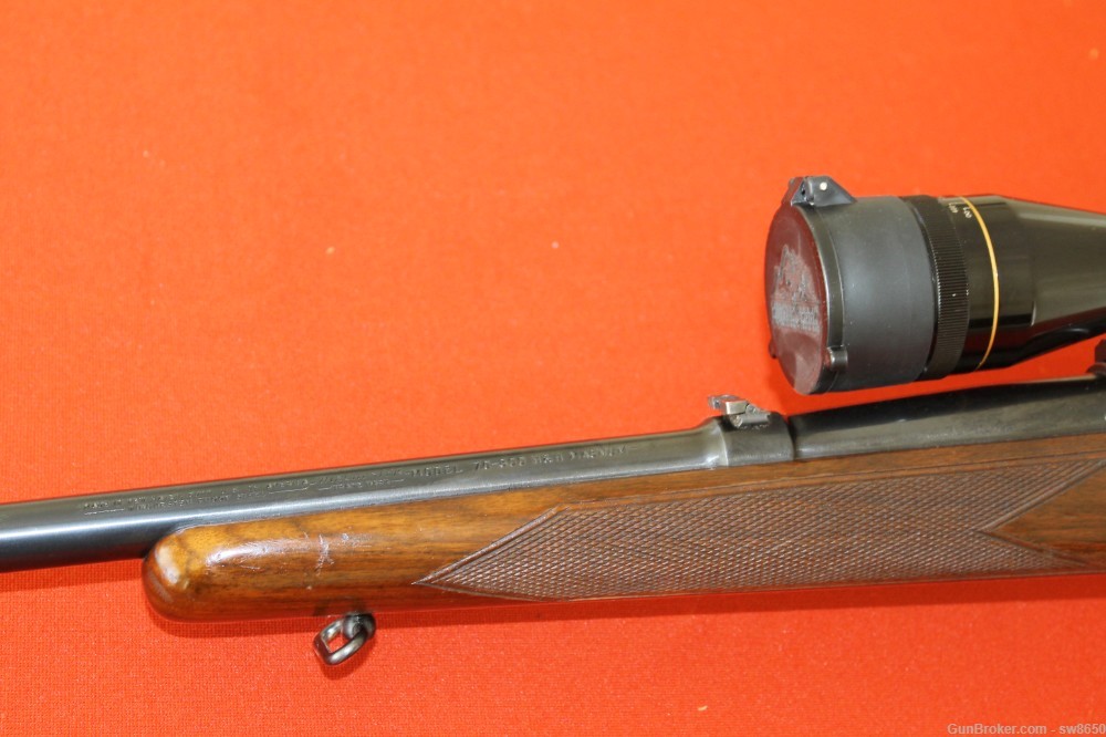 WInchester model 70 .300 H&H Pre -64 rifle with Leupold scope-img-6