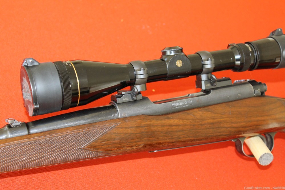 WInchester model 70 .300 H&H Pre -64 rifle with Leupold scope-img-5