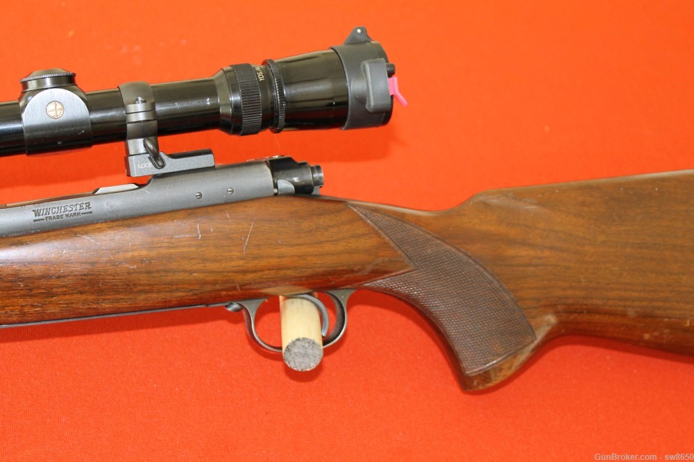 WInchester model 70 .300 H&H Pre -64 rifle with Leupold scope-img-3