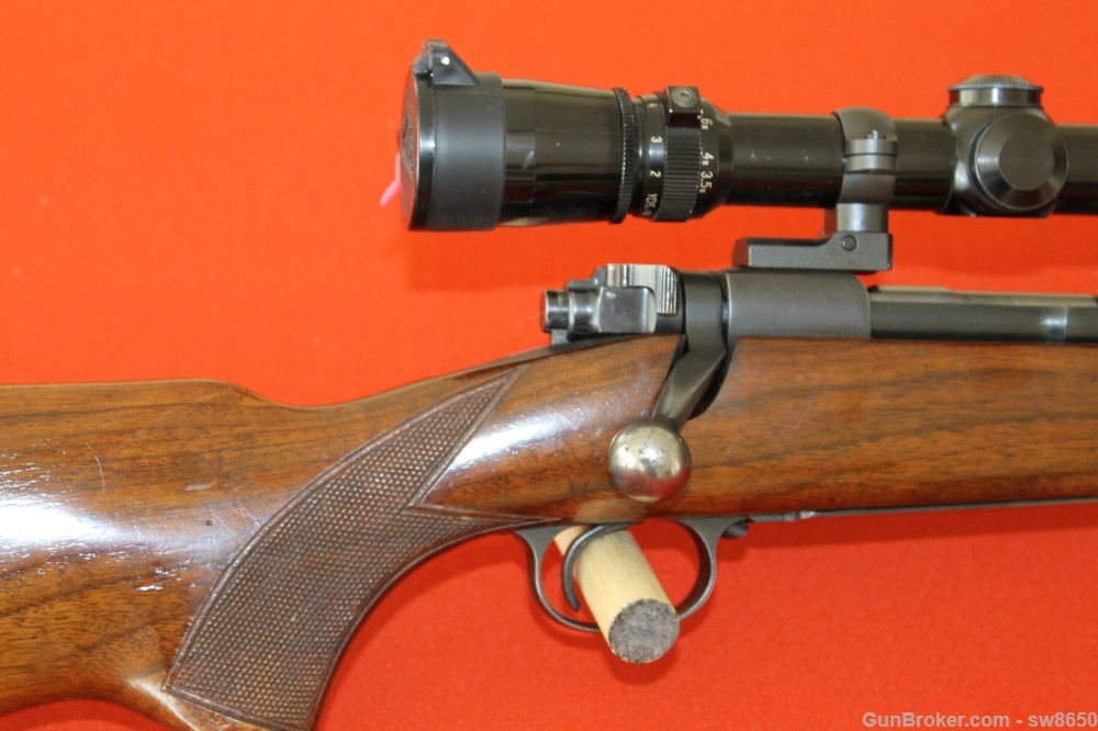 WInchester model 70 .300 H&H Pre -64 rifle with Leupold scope-img-11