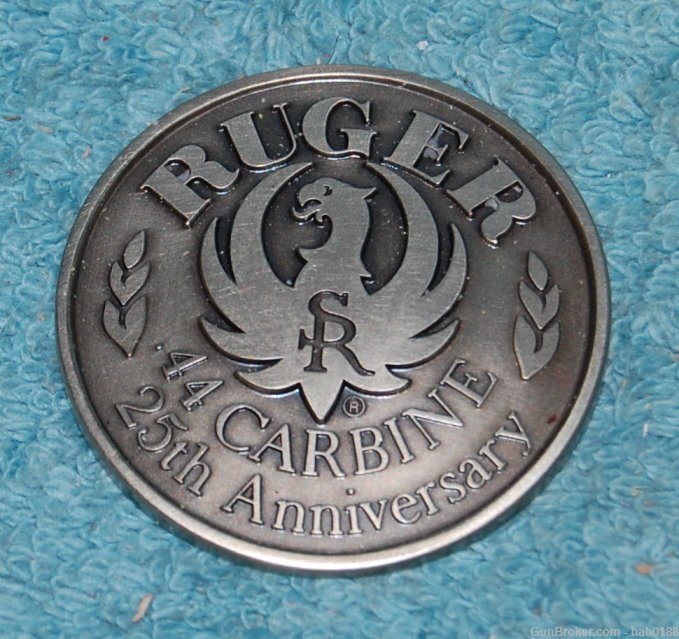 Ruger Firearms 44 Carbine 25th Anniversary Medallion / Coin SR Phoenix Logo-img-0