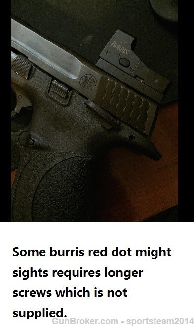 D1 Glock/Taurus G3C Pistol Plate for Vortex Venom/Burris Red Dot Sight-img-8