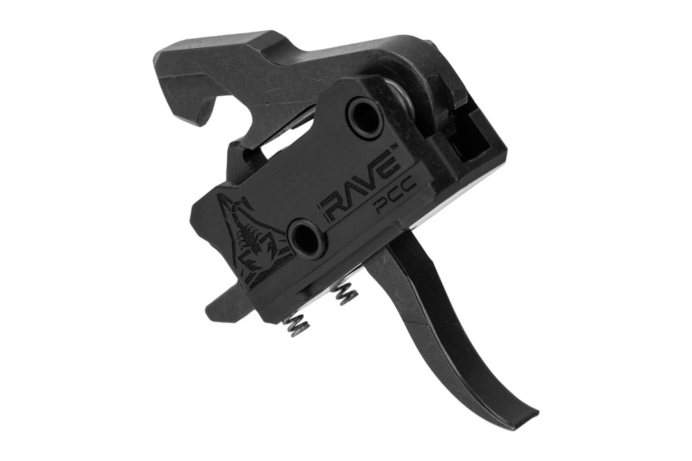 Rise Armament Rave PCC AR Trigger - Curved Bow - Anti-Walk Pins-img-0