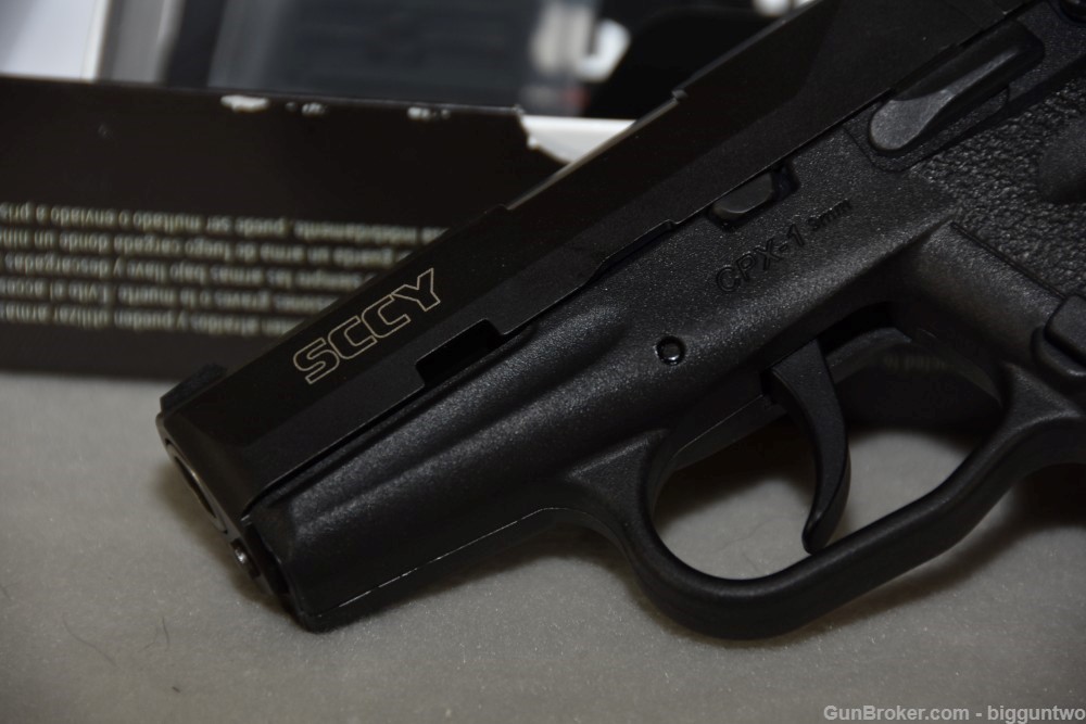 SCCY Model CPX-1CB Pistol Brand New in Box with paper, etc.                -img-10
