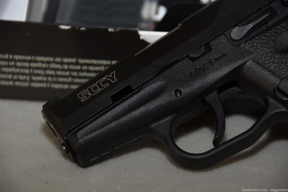 SCCY Model CPX-1CB Pistol Brand New in Box with paper, etc.                -img-1