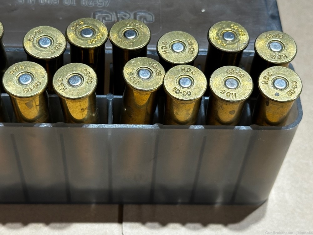 20 rounds of 50-90 Sharps 550 grain ammo hand loads-img-3