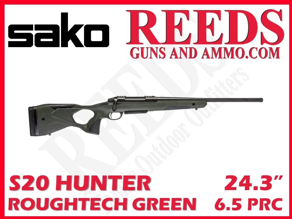 Sako S20 Hunter Roughtech Green 6.5 PRC 24.3in JRS20HRG319-img-0