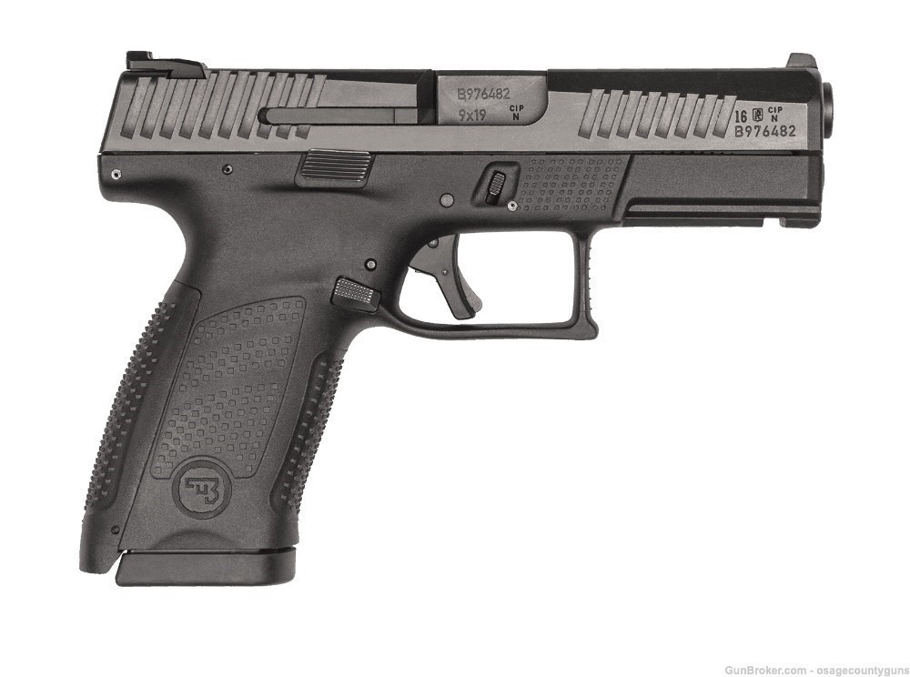 CZ P-10 C Pistol 9mm 15+1 Black Nitride 3.5" 91531-img-1