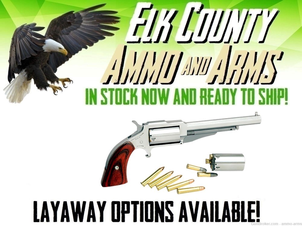North American Arms 1860 The Earl .22 Magnum / .22 LR 4" Oct NAA-1860-4C-img-0