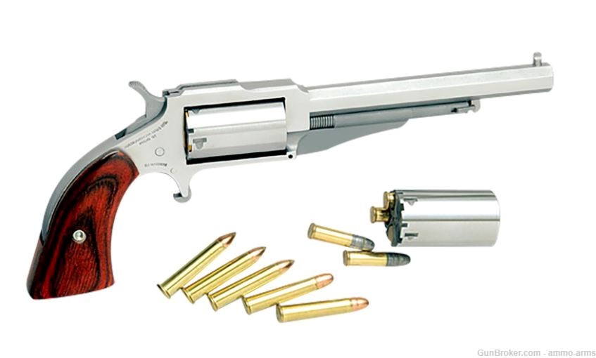 North American Arms 1860 The Earl .22 Magnum / .22 LR 4" Oct NAA-1860-4C-img-1