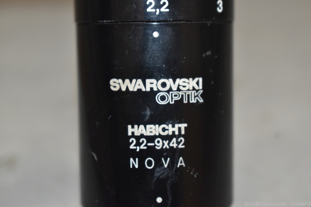 Scarce Swarovski Optik Habicht 2.2-9x42 NOVA Rifle Scope German #4 Reticle-img-11