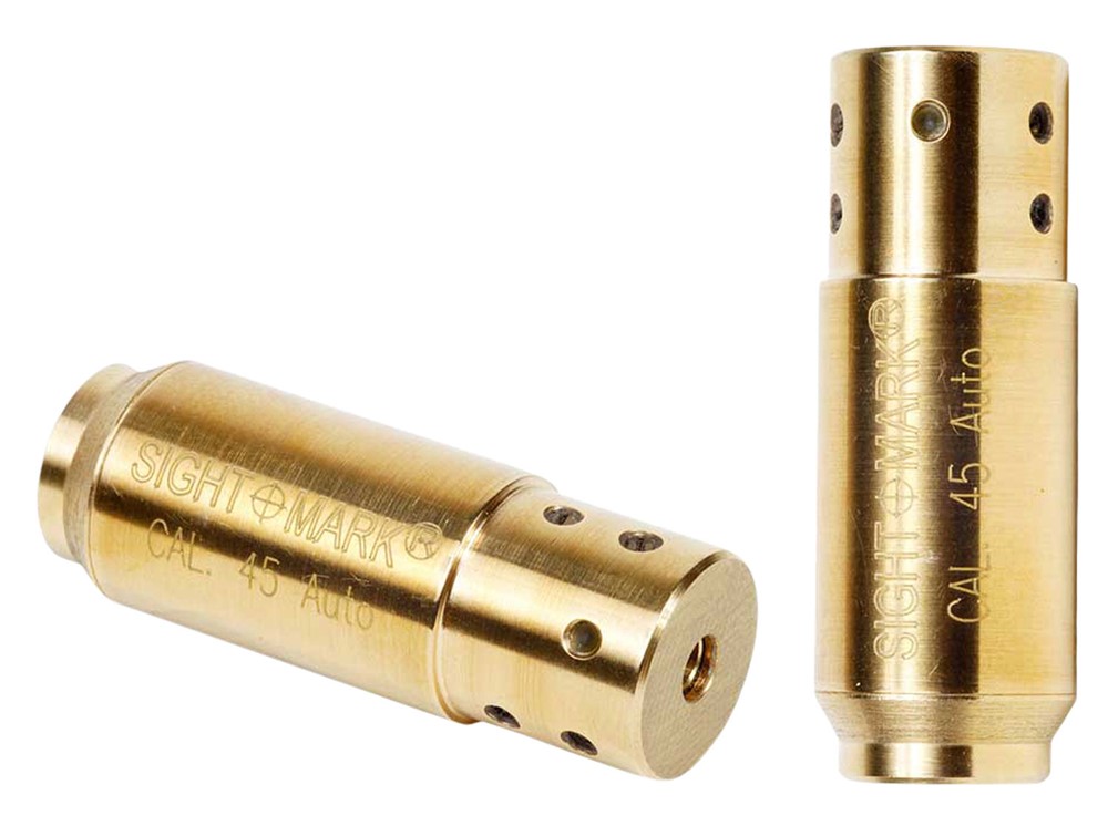 Sightmark Boresight, Red Laser for 45 ACP, Brass, Includes Battery Pack & C-img-0