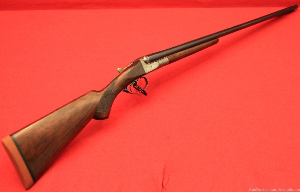 A.H. Fox Sterlingworth 20 Gauge 28 Inch barrels SxS shotgun.-img-2