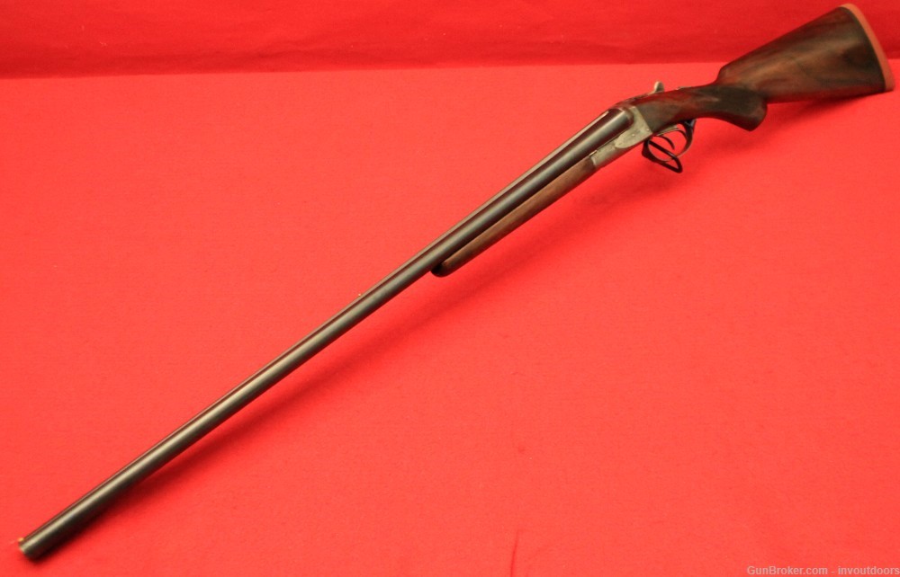 A.H. Fox Sterlingworth 20 Gauge 28 Inch barrels SxS shotgun.-img-4