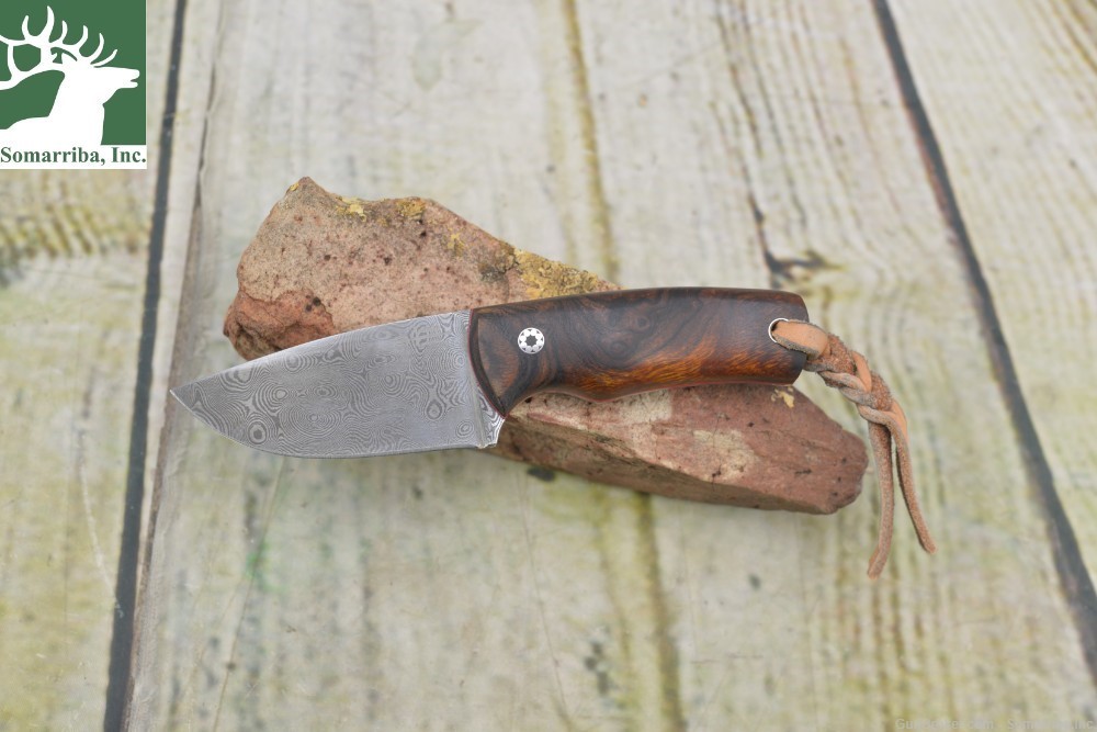 NIGHT HAWK CUSTOM KNIFE K902 MINI SKINNER, MADE BY BLADESMITH SAM RODDY-img-0