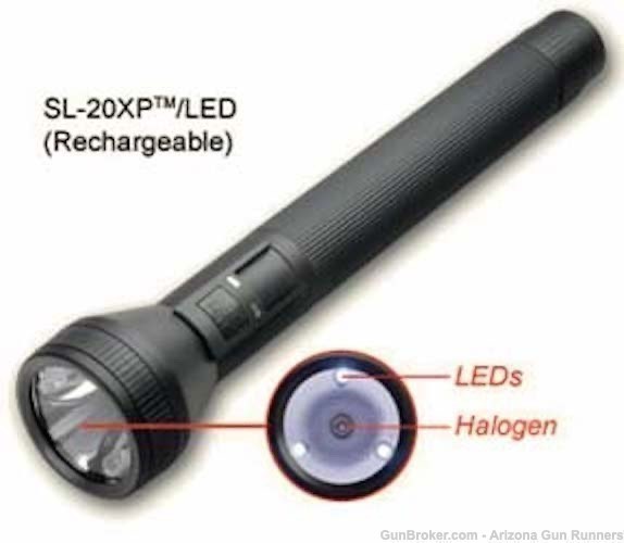(1) One Streamlight SL20XP LED Flashlight With Battery AC/DC Chargers 25183-img-4