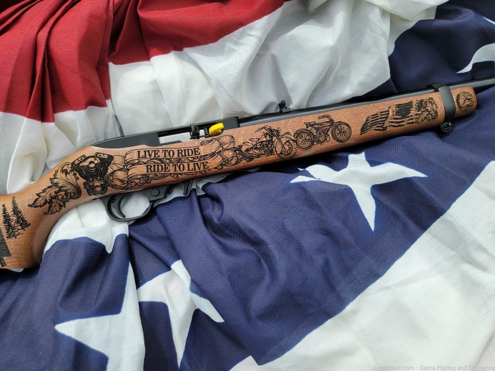 "Salute to the American Rider" Collectible Engraved Ruger 10/22-img-2