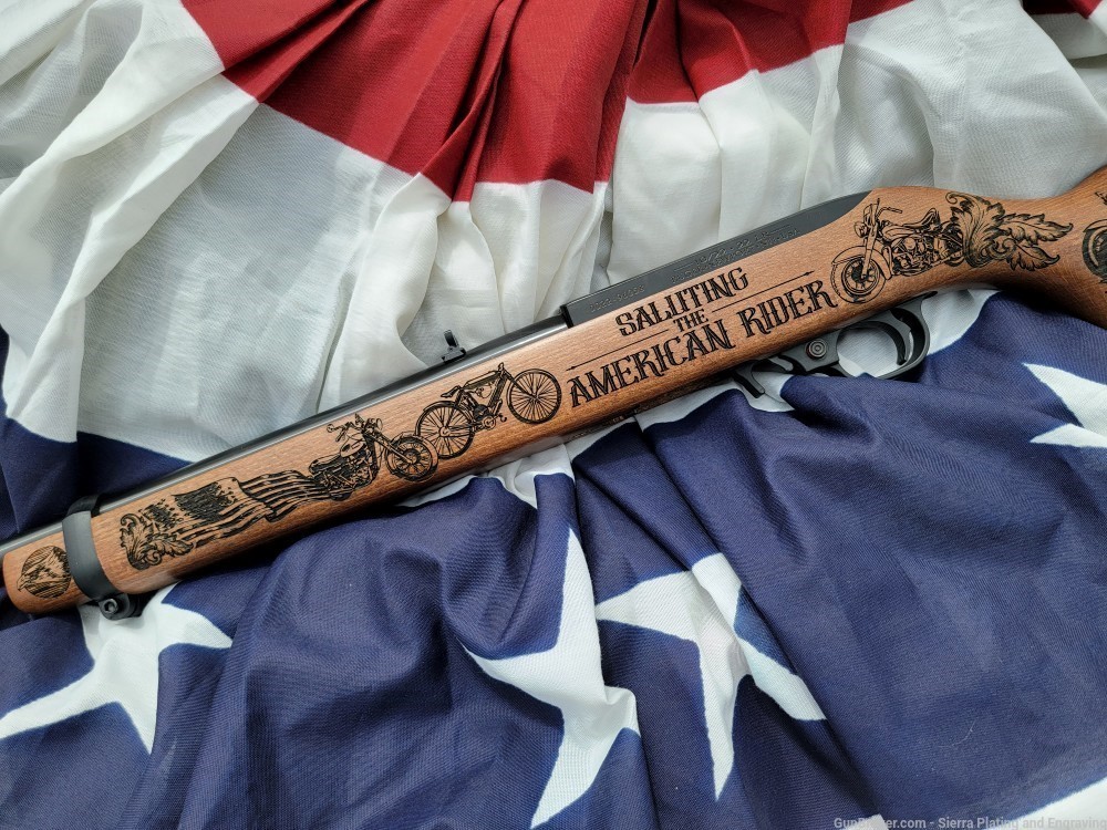 "Salute to the American Rider" Collectible Engraved Ruger 10/22-img-1