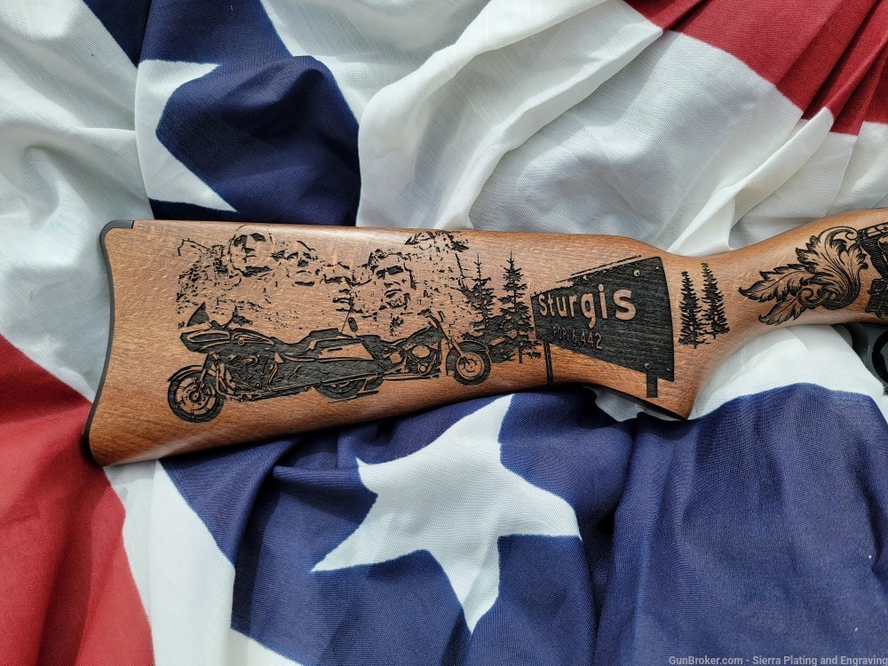 "Salute to the American Rider" Collectible Engraved Ruger 10/22-img-3