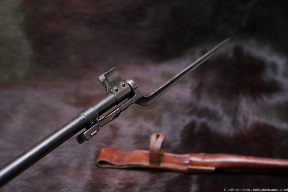 SHARP WWII Johnson Automatics Model 1941 .30-06 Semi Auto Rifle & Bayonet-img-36