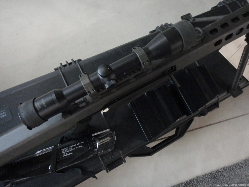 Barrett M82A1 50BMG USMC SNIPER Unertl Swarovski scope with accessories opt-img-56