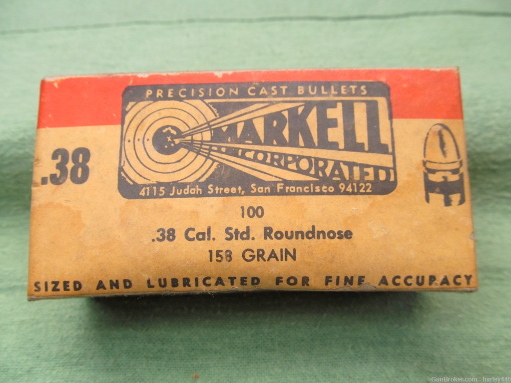 3 Vintage Boxes of Reloading Bullets-Markell & Speer-img-9