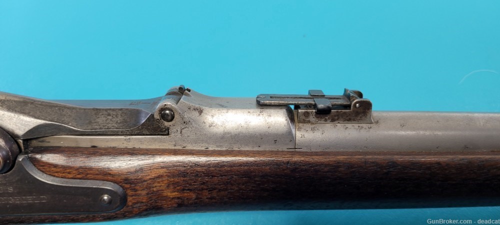U.S. Springfield Model 1868 Trapdoor Single Shot Military Rifle 50-70-img-11