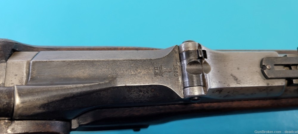 U.S. Springfield Model 1868 Trapdoor Single Shot Military Rifle 50-70-img-15