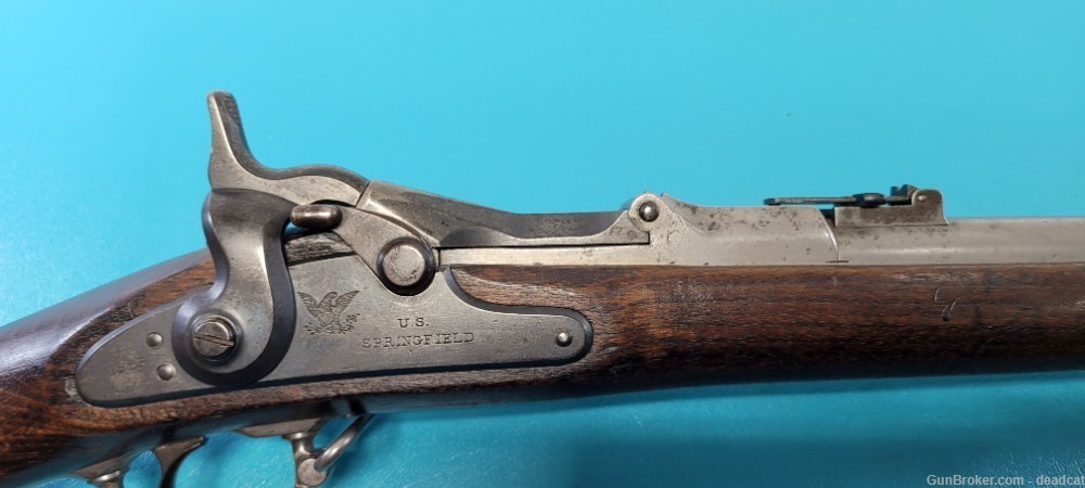 U.S. Springfield Model 1868 Trapdoor Single Shot Military Rifle 50-70-img-10