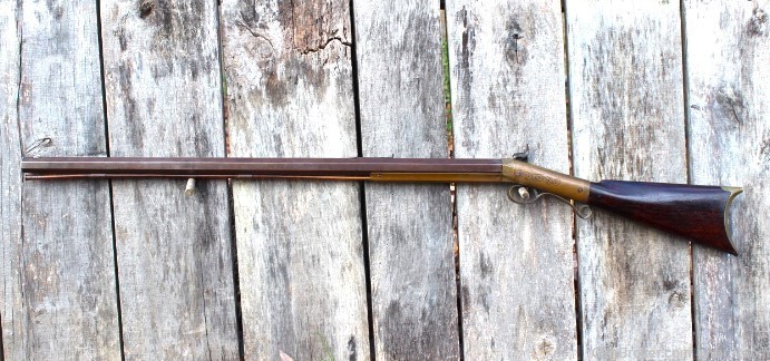 Rare Allen & Wheelock Brass Frame Side Hammer .38 Caliber Rifle-img-9