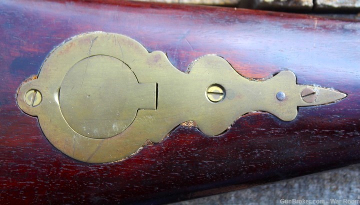 Rare Allen & Wheelock Brass Frame Side Hammer .38 Caliber Rifle-img-20