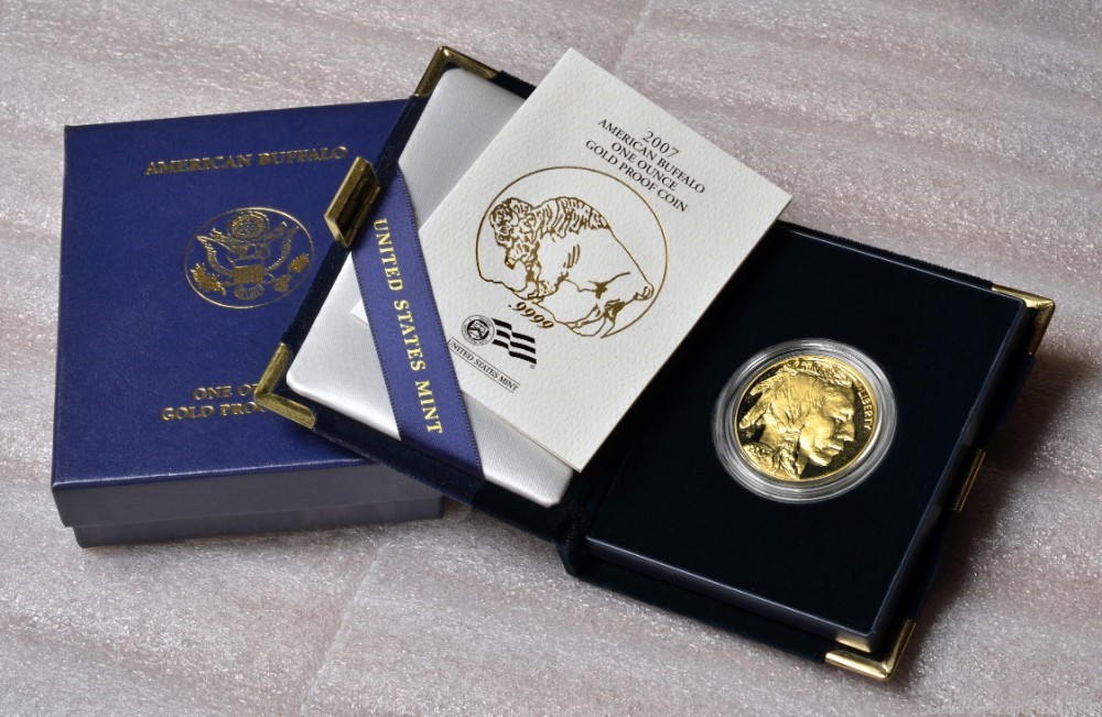 2007 - W $50 American Buffalo - 1oz .9999 pure gold-img-7