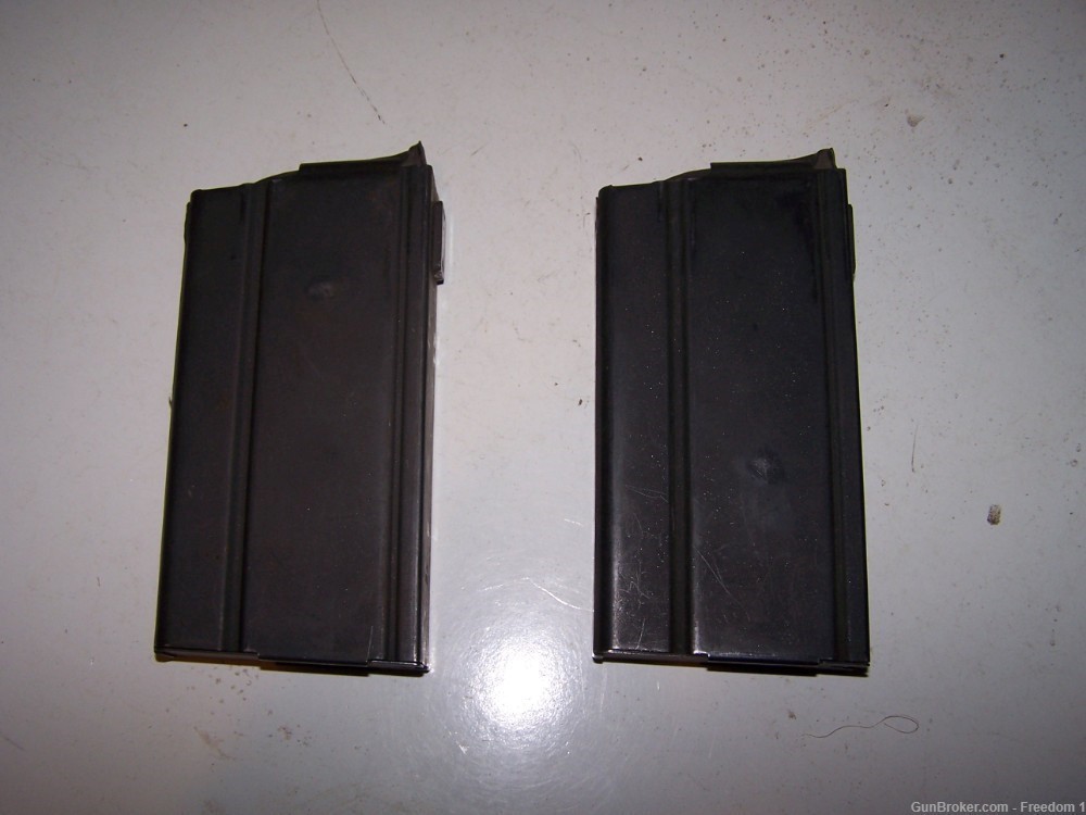 2-M14 USGI 7.62X51 Pre Ban 20rd Magazines In Pouch (BRG S-I)-img-0
