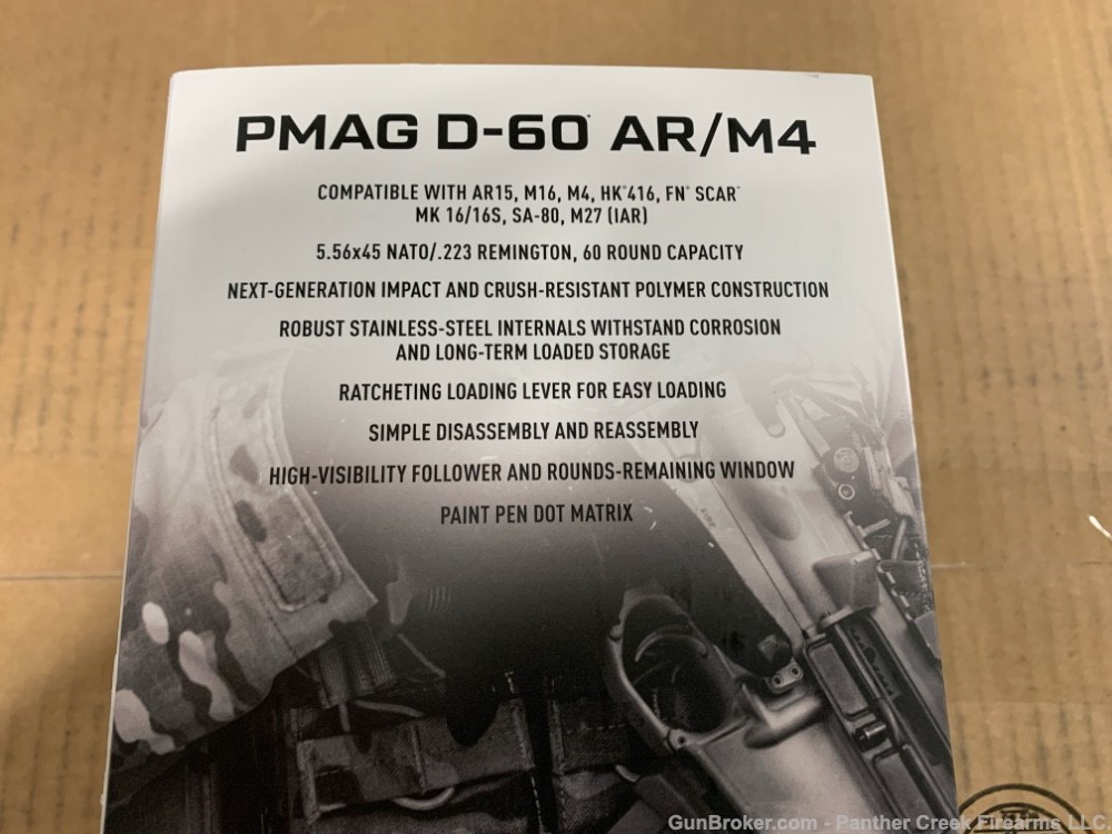 1 Magpul AR15 .223 5.56 PMAG D60 60 Rnd Drum magazine MAG576-BLK-img-9