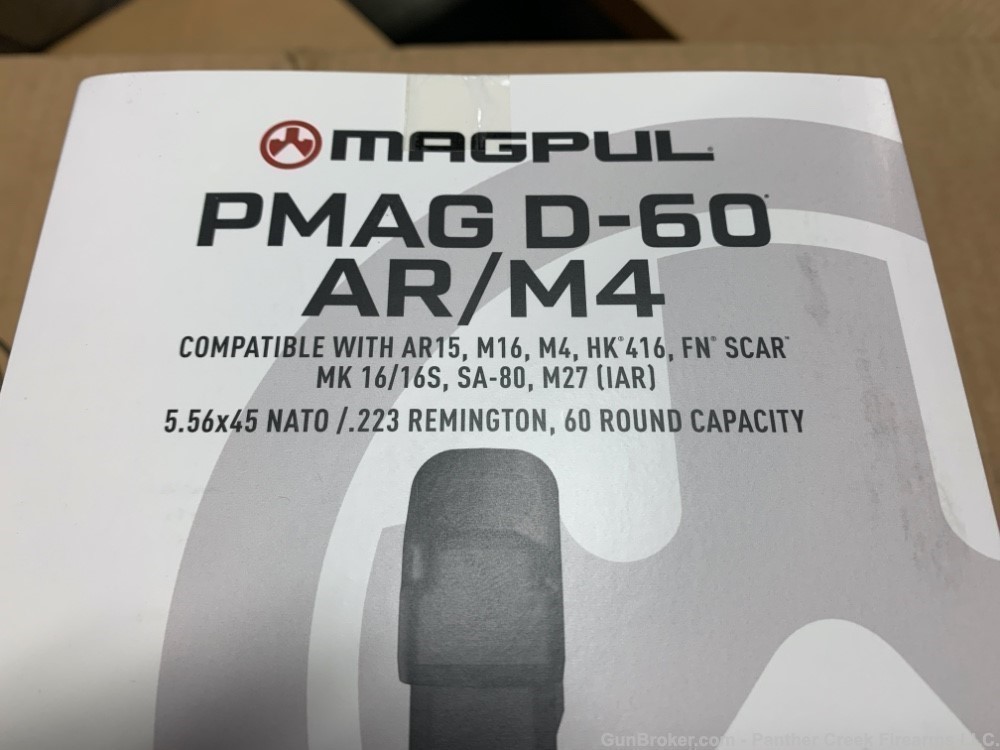 1 Magpul AR15 .223 5.56 PMAG D60 60 Rnd Drum magazine MAG576-BLK-img-7