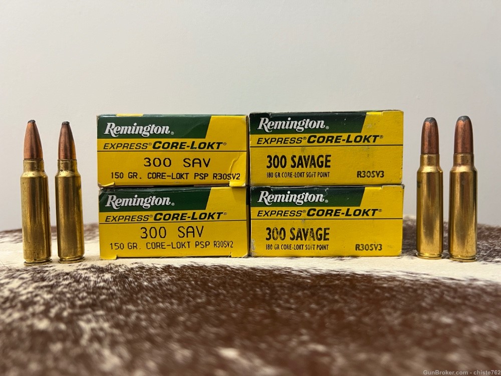 80 Rounds of Remington 300 Savage 150gr & 180gr Core-Lokt-img-0