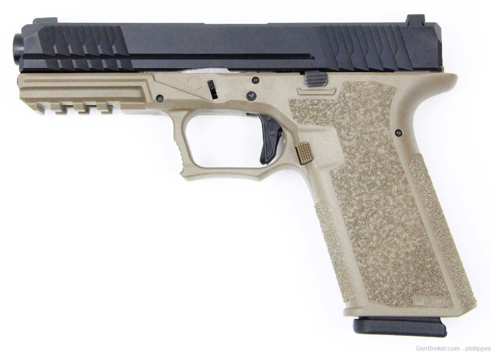 P80 PFS9 in FDE 9mm 17RD - Polymer 80 Complete Pistol Series-img-1