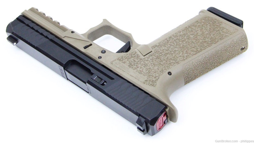 P80 PFS9 in FDE 9mm 17RD - Polymer 80 Complete Pistol Series-img-3